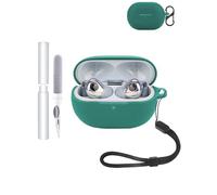 Silicone Protective Case for Huawei FreeBuds Pro 4 Earbuds - Durable and Eco-Friendly Bluetooth Earphone Cover with Precise Holes and Charging Compatibility - Shock-proof, Comfortable Touch,Green