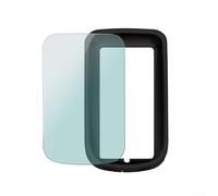 Silicone Protective Case for IGPSPORT BSC100S For Bike Computer with Screen Film- Shockproof Cover for Cycling GPS- Black
