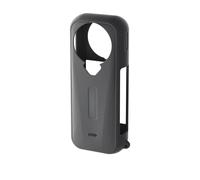 Silicone Protective Case For Insta360 X4 Air,X4 Air Sports Camera Case Accessories,Scientific Design,Clear Imaging,Matched Lens Cap (Protective Case Black)
