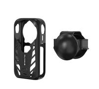 Silicone Protective Case for Insta360 X6 with Lens Cover, Cooling Silicone Sleeve Soft Skin Cover for Insta 360 X6, Battery Side Open, All-Round Protection Action Camera Accessories
