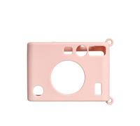 Silicone Protective Case for Instax Mini EVO Camera, Soft RubberAnti-Drop Anti-Slip Protective Sleeve for Mini EVO Instant Camera (Pink)