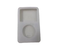 Silicone Protective Case for iPod Classic 3rd Generation 80GB 120GB 160GB - Ultra Soft Flexible Rubber Sleeve Cover - Shockproof Non-Slip Skin - Hand Washable Durable Protection (White)