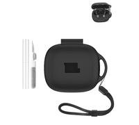 Silicone Protective Case for JBL Live Pro 2 In-Ear Bluetooth Headphones - Durable and Eco-Friendly Bluetooth Earphone Cover with Precise Holes and Charging Compatibility - Black