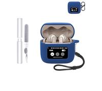 Silicone Protective Case for JBL TOUR PRO 3 Earbuds - Durable and Eco-Friendly Bluetooth Earphone Cover with Precise Holes and Charging Compatibility - Shock-proof, Comfortable Touch,Blue