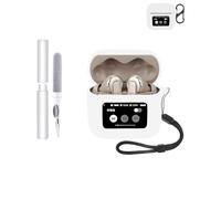 Silicone Protective Case for JBL TOUR PRO 3 Earbuds - Durable and Eco-Friendly Bluetooth Earphone Cover with Precise Holes and Charging Compatibility - Shock-proof, Comfortable White