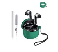 Silicone Protective Case for JBL Tune Flex 2 In-Ear Bluetooth Headphones - Durable and Eco-Friendly Bluetooth Earphone Cover with Precise Holes - Green
