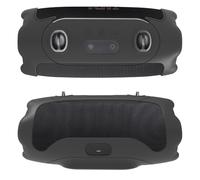 Silicone Protective Case for JBL XTREME 5, Soft Skin Cover Sleeve Drop-Proof Shockproof Protector for XTREME5 Portable Speaker Shell Outdoor Organizer Accessories All-Round Protection (Black)
