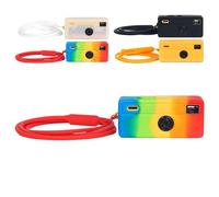 Silicone Protective Case for Kodak 1987 Mini Digital Camera - Shockproof Soft Rubber Skin with Hand Strap, Anti-Scratch, Precise Cutouts, Lightweight & Portable Slim Cover (Colorful)