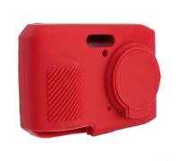 Silicone Protective Case for Kodak FZ45 Camera, Custom Fit Shock-Absorbing Cover, Stylish Soft Silicone Skin, Pink(red)