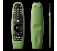 Silicone Protective Case for LG MR20GA MR19BA MR18BA MR650A MR600 Remote Control, Anti-Slip Cover for LG AKB75855501 Magic Remote Skin Protector - Glow Green