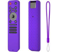 Silicone Protective Case for LG MR25GA Magic Remote Shockproof Anti-Slip Cover with Hanging Rope Skin Protector Holder Durable Soft Fit (Purple)