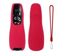 Silicone Protective Case for Logitech Wireless Page Turner R400/R500/R800，Safety Protection, Shock-Proof and Scratch-Resistant, Comfortable Touch (R400,red)