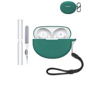 Silicone Protective Case for OnePlus Nord Buds 3 Pro Earbuds - Durable and Eco-Friendly Bluetooth Earphone Cover with Precise Holes and Charging Compatibility - Shock-proof, Comfortable Touch,Green