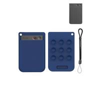 Silicone Protective Case for PLAUD Note AI Voice Recorder - Durable and Eco-Friendly Recorder Cover with Precise Holes and Charging Compatibility - Shock-proof, Comfortable Touch,Blue