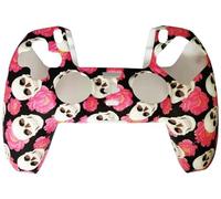 Silicone Protective Case for PS4 PS5 Controller in 30 (Roseskull -60, PS5)