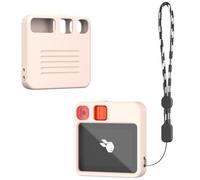 Silicone Protective Case for Rabbit R1 AI Device, Rabbit R1 Protective Cover Kit with Lanyard,Anti-Scratch Shock Resistant Case Cover Compatible Rabbit R1 AI (Off White)