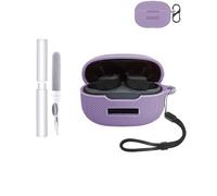 Silicone Protective Case for Raycon Everyday Earbuds(2024 Edition) Earbuds - Durable and Eco-Friendly Bluetooth Earphone Cover with Precise Holes - Shock-proof, Comfortable Touch - Purple