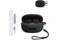 Silicone Protective Case for Raycon Everyday Earbuds(2024 Edition) Earbuds - Durable and Eco-Friendly Bluetooth Earphone Cover with Precise Holes - Shock-proof, Comfortable Touch - Black