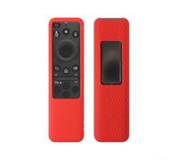 Silicone Protective Case for Samsung BN59-01480A Remote Control - Shockproof Case with Night Glow Function - Non-Slip Protection for Smart TV Remote - Green Glow in the Dark - 14.2 x 4 x 1.2 cm (Red)