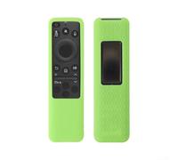 Silicone Protective Case for Samsung BN59-01480A Remote Control - Shockproof Case with Night Glow Function - Non-Slip Protection for Smart TV Remote - Green Glow in the Dark - 14.2 x 4 x 1.2 cm