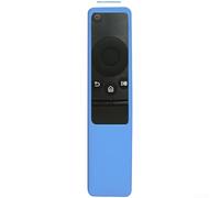 Silicone Protective Case For Samsung Bn59 Remote Control With Oil Resistant Non Slip Grip And Washable Drop Proof Design For Home Entertainment Systems In Black Color(Luminous Blue)