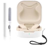 Silicone Protective Case for SHOKZ OpenFit 2 Earbuds - Durable and Eco-Friendly Bluetooth Earphone Cover with Precise Holes - White