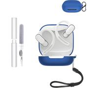 Silicone Protective Case for SHOKZ OPENFIT AIR Open Earbuds - Durable and Eco-Friendly Bluetooth Earphone Cover with Precise Holes and Charging Compatibility - Shock-proof, Comfortable Touch,Blue