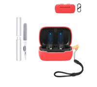 Silicone Protective Case for Skullcandy DIME 3 Earbuds - Durable and Eco-Friendly Bluetooth Earphone Cover with Precise Holes - Shock-proof,WaterProof, Comfortable Touch,Red