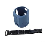 Silicone Protective Case for Sony SRS-XB13 Speaker, Shockproof, Waterproof with Carrying Strap, Soft Pocket Access to Buttons, Black (Blue)