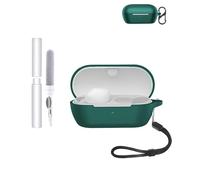 Silicone Protective Case for Sony WF-C710N Earbuds - Durable and Eco-Friendly Bluetooth Earphone Cover with Precise Holes and Charging Compatibility - Shock-proof, Comfortable Touch,Green