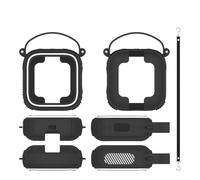 Silicone Protective Case for Soundcore Boom GO 3i Speaker,Carry Hand Grip Cover Drop-proof Shock-resistant Protection,Potable Sleeve with Strap Lanyard (black)