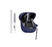Silicone Protective Case for Soundcore Liberty 4 NC Earbuds - Durable and Eco-Friendly Bluetooth Earphone Cover with Precise Holes - Shock-proof, Comfortable Touch - Blue