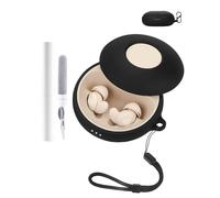 Silicone Protective Case for Soundcore Sleep A20 Earbuds - Durable and Eco-Friendly Bluetooth Earphone Cover with Precise Holes - Black