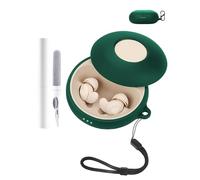 Silicone Protective Case for Soundcore Sleep A20 Earbuds - Durable and Eco-Friendly Bluetooth Earphone Cover with Precise Holes - Dark Green