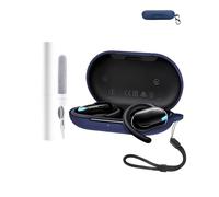Silicone Protective Case for Soundcore V20i Earbuds - Durable and Eco-Friendly Bluetooth Earphone Cover with Precise Holes and Charging Compatibility - Shock-proof, Comfortable Touch,Blue