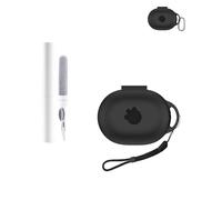 Silicone Protective Case for SteelSeries Arctis GameBuds Earbuds - Durable and Eco-Friendly Bluetooth Earphone Cover with Precise Holes - Black