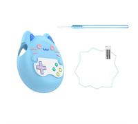 Silicone Protective Case for Tamagotchi Uni, Protective Cover Non-Slip Shell Sleeve Virtual Pet Game Console Accessories, Soft Silicone Case and TPU Clear Screen Protector flim, Full Protective