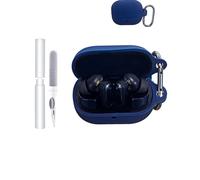 Silicone Protective Case for TOZO Crystal Pods Earbuds - Durable and Eco-Friendly Bluetooth Earphone Cover with Precise Holes and Charging Compatibility - Shock-proof, Comfortable Touch,Blue