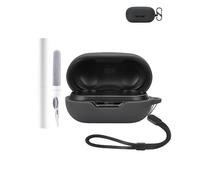 Silicone Protective Case for TOZO Golden X1 Earbuds - Durable and Eco-Friendly Bluetooth Earphone Cover with Precise Holes and Charging Compatibility - Black