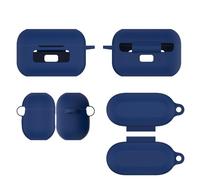 Silicone Protective Case For TOZO NC9 2024 Wireless Bluetooth Headset, Protective Silicone Case Shockproof Soft Skin Cover For TOZO NC9 2024 Earbuds (Blue)