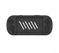 Silicone Protective Case for Trimui Smart Pro: Shockproof Soft Bumper COVERs, Anti-Fall Shell for Handheld Console, Lightweight Lasting Skin, Black Purple White(black)