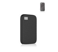 Silicone Protective Case for WD 500G/1T/2T/4T My Passport Portable SSD - Dustproof, Shockproof, and Skin - friendly，Black