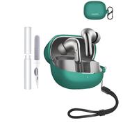 Silicone Protective Case for xiaomi Buds 5 Pro Earbuds - Durable and Eco-Friendly Bluetooth Earphone Cover with Precise Holes and Charging Compatibility - Shock-proof, Comfortable Touch,Green
