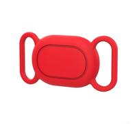 Silicone Protective Case for Xiaomi Smart Tag, Waterproof Anti-Loss Holder for Pet Collar, Robust Accessory to Protect the Tracker (Red)
