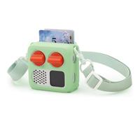 Silicone Protective Case for Yoto Mini 2024 Player Kids Audio Skin Cover with Shoulder Strap Easy to Carry Durable Fit (Green)