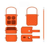 Silicone Protective Case with Hand Strap for Yoto Mini 2024，Orange | Washable Cover, Includes Hand Rope, 8.6 x 4.7 x 12.7 cm, Multiple Colours, Shock Protection