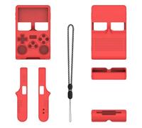 Silicone Protective Case with Strap for R40S PRO Open-Source Portable Retro Handheld Console Shockproof Anti-Scratch 360° Full Coverage Waterproof Sweatproof Washable Solid Color Storage Box