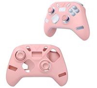 Silicone Protective Cover Case for Flydigi APEX 5, Soft Skin Sleeve Anti-Slip Anti-Sweat Ergonomic Handle Grip Cover Gamepad Shell for APEX 5 Gaming Controller (pink)
