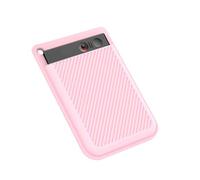 Silicone Protective Cover Case for PLAUD Note AI Voice Recorder, Soft Skin Sleeve Carrying Case Anti-scratch Dust-proof Full Cover Protection Housing Accessories (Pink)