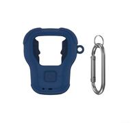 Silicone Protective Cover Case for Wearable Speaker Updated Version, Soft Touch Lightweight Sleeve with Hook, Scratch and Resistant, Custom Fit Design(Blue)